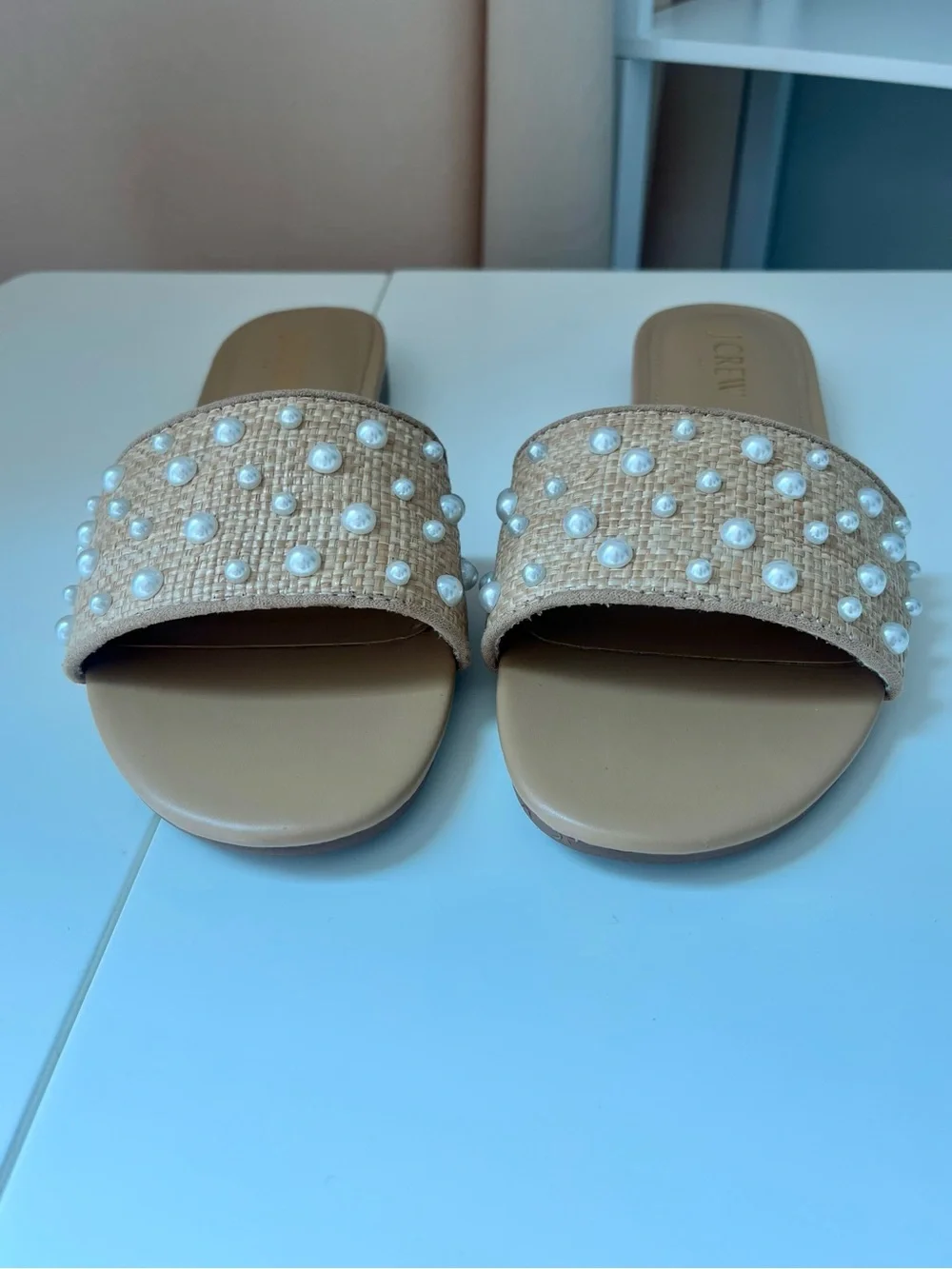 J. Crew Factory Pearl Slides - Picture 2 of 7